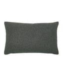 furn. Malham Shearling Fleece Rectangular Cushion Cover - Grey - One Size