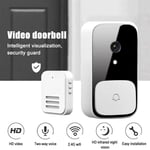 Merkmak - Sonnette video sans fil pour maison connectee, wi-fi 2.4G, camera de securite, interphone video hd ir, Vision nocturne, app interphone