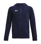 Under Armour UA Rival Fleece FZ Hoodie, Blue, YSM