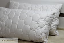 BARGAIN ! Merino Wool Duvet Quilt King Size 220 x 230 + Two Bed PILLOWS 45 x 75