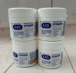 E45 Emollient Moisturiser Cream for Dry & Sensitive skin 4 x 125g - Exp 06/24