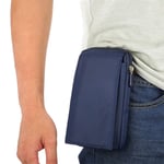 Multifunktionel taske til mobiltelefon, nøgler, kort - Blåt