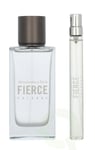 Abercrombie & Fitch Fierce Giftset 60 ml Edc 50ml/Edc Travel Spray 10ml