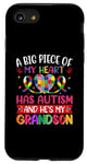 Coque pour iPhone SE (2020) / 7 / 8 Une grande partie de mon cœur est autiste et c'est mon petit-fils
