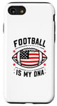 iPhone SE (2020) / 7 / 8 Football is my DNA American Footballer Sport Team Player Case