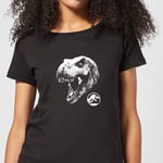 Jurassic Park T Rex Women's T-Shirt - Black - M