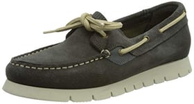 camel active Women's Steep Low lace Shoes Moccasin, Antracite Grey, 3.5 UK