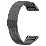 Milanese Armband för Garmin Fenix 7 7x 7s 6 6x 6s Forerunner 955 255 Metall Magnetiskt Armband Klockarmband Zj  (FMY) 20mm