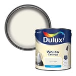Dulux Matt Emulsion Paint For Walls And Ceilings - Jasmine White 2.5 Litres