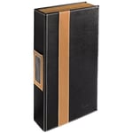 Hama CD Photo Album for 56 Discs | CD/DVD/Blu-Ray | Wood Effect | Black and Brown