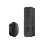 1Set Doorbell Camera Wireless WiFi  Doorbell Video Camera Black D5S2re