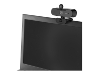 DICOTA Webcam PRO Plus 4K - Nettkamera - farge - 3840 x 2160 - 2160p - lyd - USB 2.0
