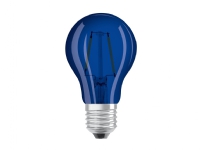 OSRAM - LED-glödlampa med filament - form: A60 - E27 - 2.5 W (motsvarande 4 W) - klass G - blått ljus - 9000 K