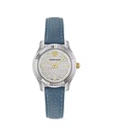 Versace Greca Time WoMens Blue Watch VE6C00123 Leather (archived) - One Size
