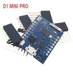 D1 MINI PRO 1 pièces WeMos D1 Mini Pro /D1 Mini /D1 NodeMcu 4M octets Lua WIFI Internet des objets carte de développement basée ESP8266 NODEMCU