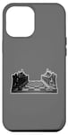 Coque pour iPhone 12 Pro Max Pièces de plateau de jeu d'échecs
