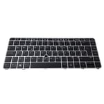 HP Replacement Keyboard Spanish QWERTY For EliteBook 840 G3 836308-071