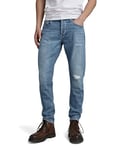 G-STAR RAW Men's 3301 Slim Jeans, Blue (faded niagara restored 51001-D316-G007), 38W / 34L