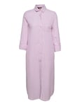 Lrl L/S Roll Tab His Shirt Ballet Sleeps Pink Stripe Pink Lauren Ralph Lauren Homewear