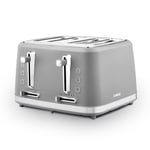 Tower T20071G  4 Slice Toaster, Odyssey Range 7 Browning Levels in  Grey