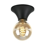 BRILONER - Applique murale intérieure, lampe de salle de bains, plafonnier, luminaire de plafond, applique étanche pour salle de bains, lampe de miroir, noire