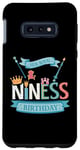 Coque pour Galaxy S10e Her Royal Nineness, 9e anniversaire pour une fillette de neuf ans