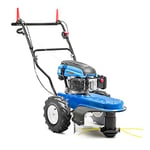 Hyundai 173cc Petrol Grass Trimmer, 60cm Width Self Propelled & Wheeled Petrol Grass Trimmer with Adjustable Height From 45 To 90mm & 3 Year Warranty