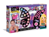 Clementoni Crazy Chic Butterfly beaty set 4 i 1, sminkset för barn, 6 år, plast