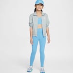 Nike Dri-Fit One Tights L 146-156 Blå - Långa tights för löpning