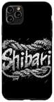 Coque pour iPhone 11 Pro Max Un logo kinky bondage Shibari en corde de jute pour kinbaku
