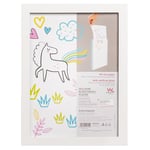 walther design Cadre photo Explorer 21x29,7, cm DIN A4, blanc, MB130W