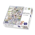 Map of Hampshire Jigsaw 1000 Piece Puzzle