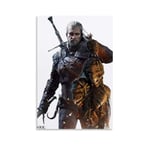 YZLI The Witcher 3 Wild Hunt Canvas Art Poster and Wall Art Picture Print Modern Family bedroom Decor Posters 12x18inch(30x45cm)
