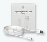Cable Charge Usb Lightning 2m Iphone 5/5c/5s/6/6s/6+ Ipad Apple