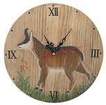 Générique 1531 Chamois Wall Clock Wood 28 x 28 x 3 cm