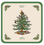 Spode Christmas Tree Design Coasters Set of 6 Festive Table Mat Place Setting