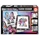 Educa - Tableau Design Monster High, Atelier de stylisme Monster High Fashion Designer et fais défi ler tes looks avec des fi gurines Barbie sur le podium du défi lé de mode. A partir de 5 ans (19826)