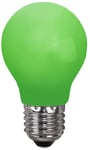 Normallampa LED 0,9W 16lm E27 Grön