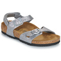 Sandales enfant BIRKENSTOCK  Rio AS Kids BF Sparkling Silver