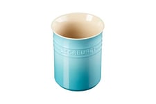 Le Creuset Stoneware Small Utensil Jar, 1.1 Litres, Teal, 71501111700001