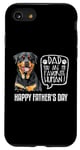 Coque pour iPhone SE (2020) / 7 / 8 Bonne fête des pères, papa Rottweiler, tu es mon être humain préféré