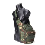 MTWJDH Large chest bag, outdoor military fan tactical shoulder bag, army hunting camping backpack, camera cross-body saddle bag waterproof. (Color : Jungle)