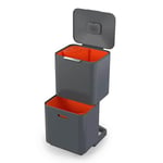 Joseph Joseph Totem Max Waste Separation and Recycling Bin in Graphite | 30062