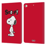 Head Case Designs Officially Licensed Peanuts Snoopy Characters Leather Book Wallet Case Cover Compatible With Apple iPad mini (2019)