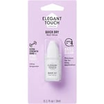 Elegant Touch Naglar Nagelvård Quick Dry Nail Glue 3 ml