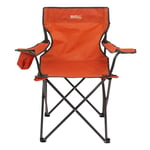 Regatta Lightweight Orange Isla Folding Camping Chair, Size: Single