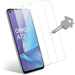 Wonantorna Tempered Glass Compatible with Oppo A52/A53/A72/A53s/A73 5G/A54 5G/A74 5G Screen Protector, [3 Pack] [No Bubbles] Glass Screen Protector for Oppo A52/A53/A72/A53s/A73 5G/A54 5G/A74 5G