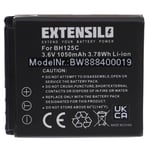 EXTENSILO Batterie compatible avec Sigma DP1 Merrill, DP2 Merrill caméra de sport, appareil photo, reflex numérique (1050mAh, 3,6V, Li-ion)