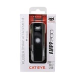 Cateye AMPP 200 USB Rechargeable Front Light - Black /