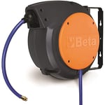Beta - 1900M 10X15 Automatic Hose Reel Body in Shockproof Plastic Material, for air or Water, Supplied with 180° Swivel Bracket and Second Quick Interlocking Bracket, 019000115